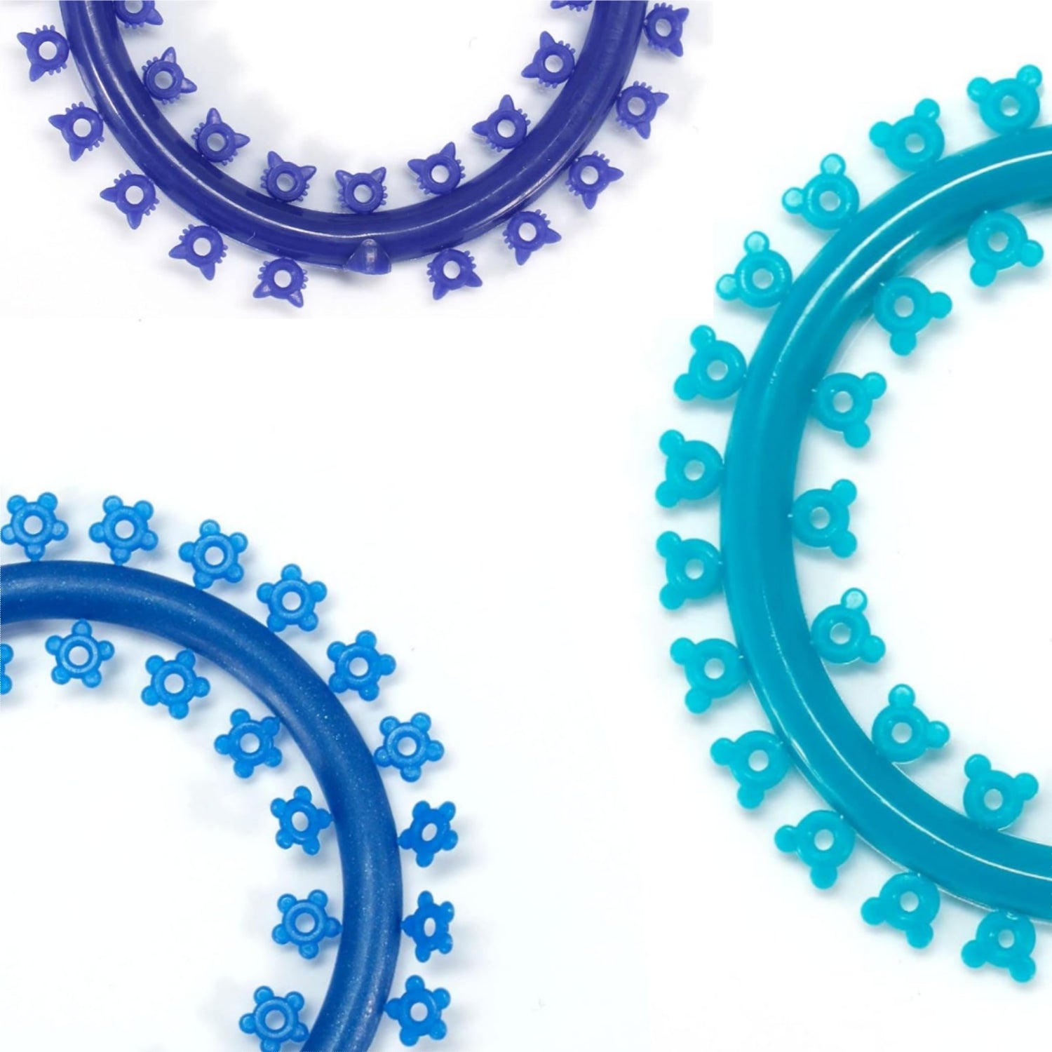 LYuen 1000Pcs Orthodontic Ligature Ties – Cartoon O-Ring Elastic Bands Flower/Kitty Cat/Mickey Shapes, Medical Grade Rubber for Archwire Braces (Multi-Colored)