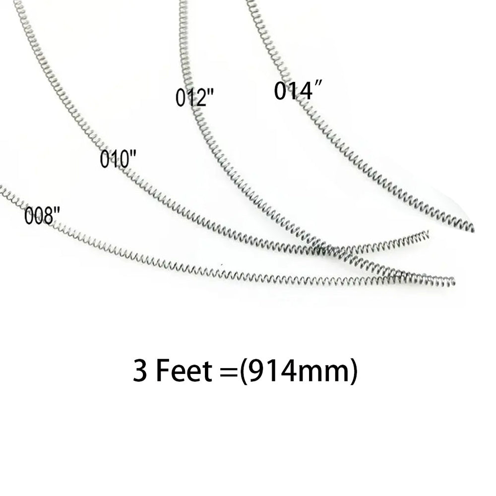 LYuen 1 Roll 3FT Orthodontic Niti Open Coil Spring – 0.008-0.014″ Sizes, Continuous Force for Space Opening/Holding, Nickel Titanium Coil for Braces/Archwires (914mm)