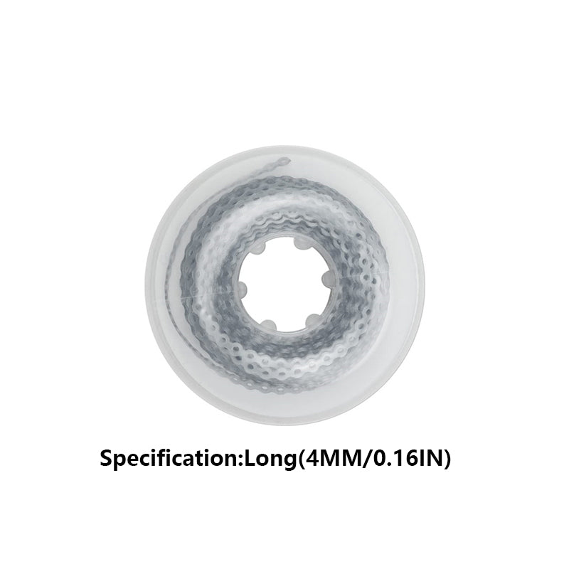 LYuen Orthodontic Power Chain – Ultra Powerchains Rubber Bands, Long/Short 15FT/4.5M, Superior Elongation & Rebound for Dentist Ortho Materials