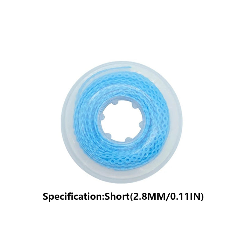 LYuen Orthodontic Power Chain – Ultra Powerchains Rubber Bands, Long/Short 15FT/4.5M, Superior Elongation & Rebound for Dentist Ortho Materials