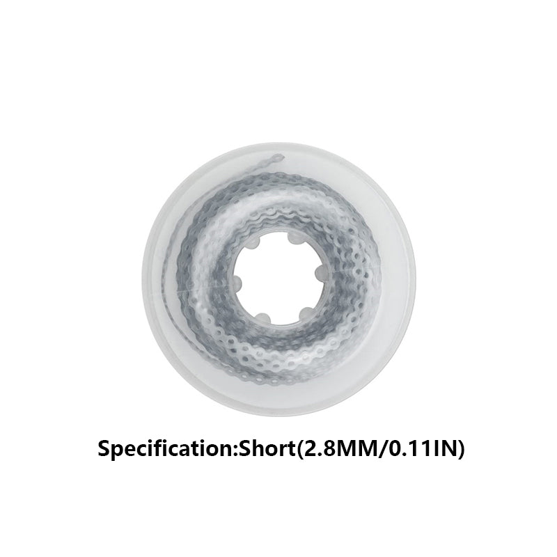 LYuen Orthodontic Power Chain – Ultra Powerchains Rubber Bands, Long/Short 15FT/4.5M, Superior Elongation & Rebound for Dentist Ortho Materials