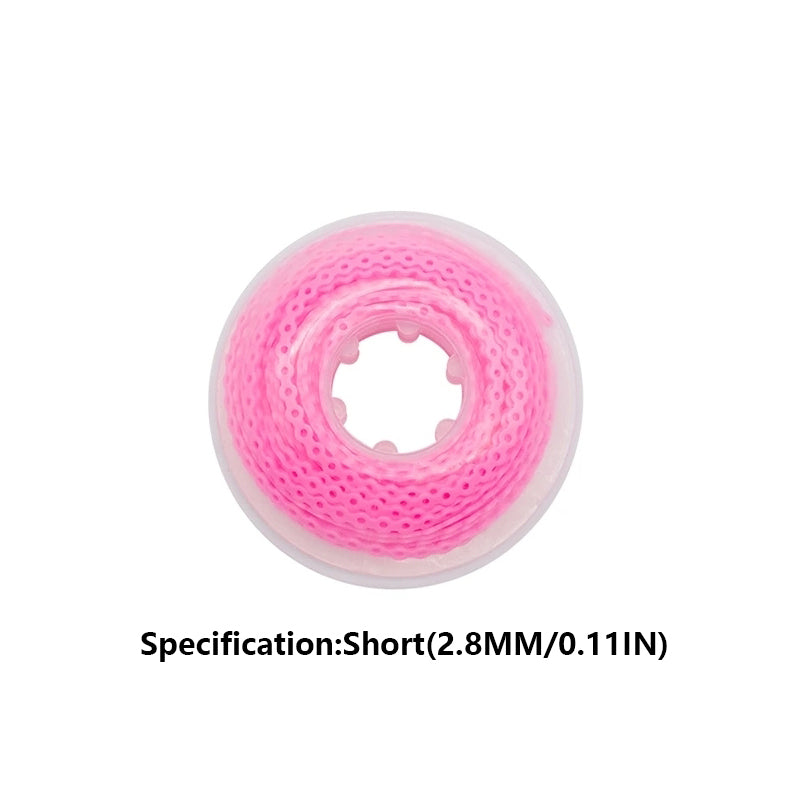 LYuen Orthodontic Power Chain – Ultra Powerchains Rubber Bands, Long/Short 15FT/4.5M, Superior Elongation & Rebound for Dentist Ortho Materials