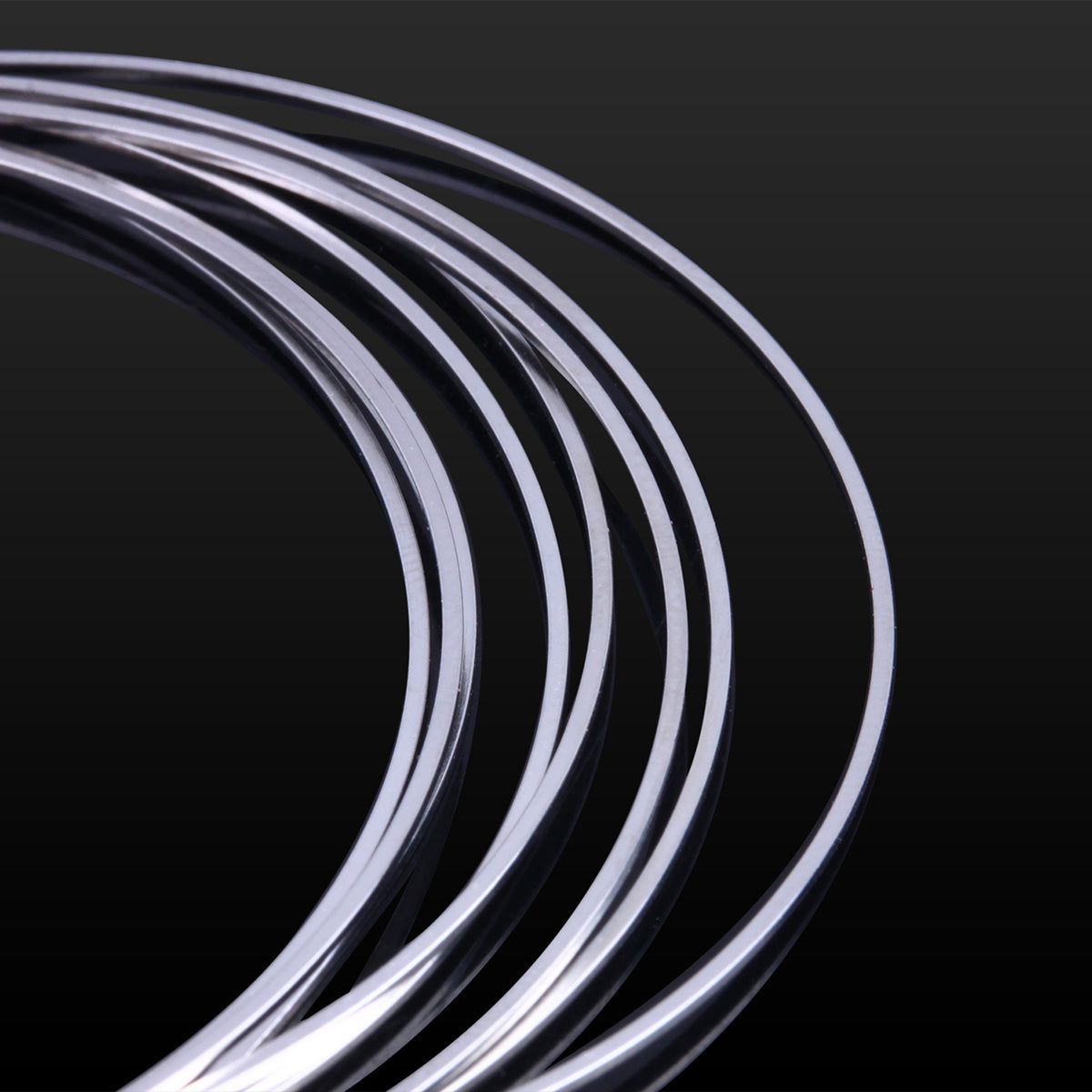 LYuen 10Pcs Stainless Steel Orthodontic Arch Wires – Stainless Steel Round/Rectangular Natural Form Braces Wires, Multiple Sizes Available for Orthodontic Treatment (Upper/Lower)