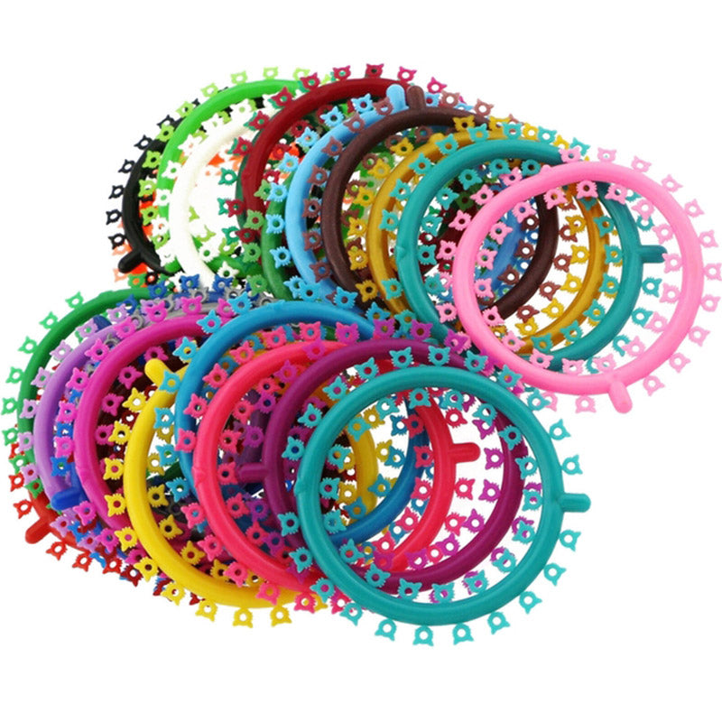 LYuen 1000Pcs Orthodontic Ligature Ties – Cartoon O-Ring Elastic Bands Flower/Kitty Cat/Mickey Shapes, Medical Grade Rubber for Archwire Braces (Multi-Colored)